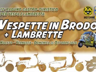 Iscrizione Vespette e Lambrette in Brodo 2026!